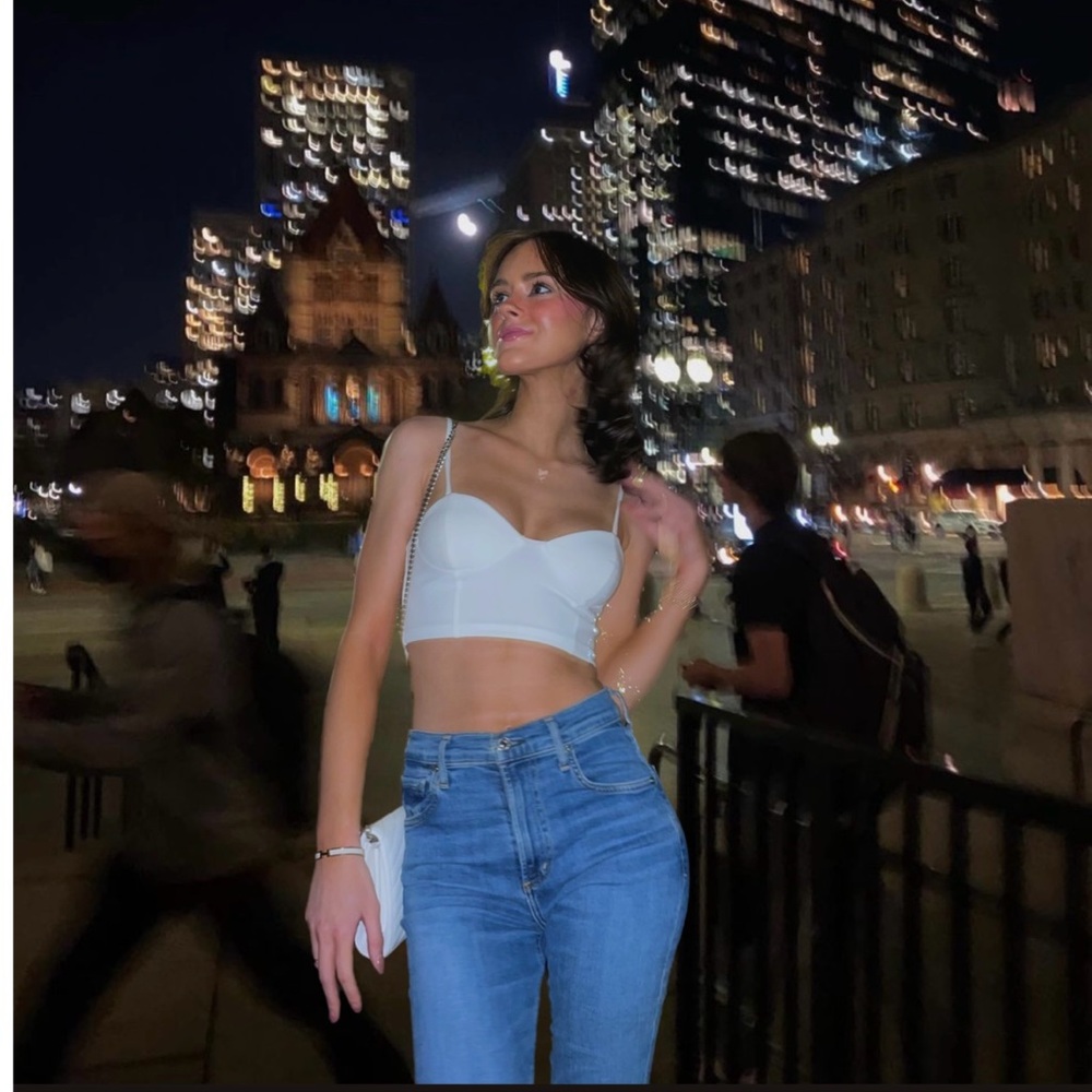 Zara cropped top size small $15